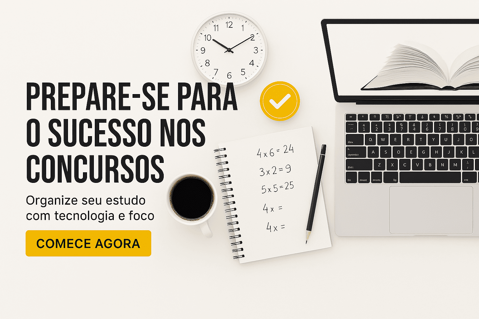 Plataforma de estudos com questões, simulados e acompanhamento de desempenho